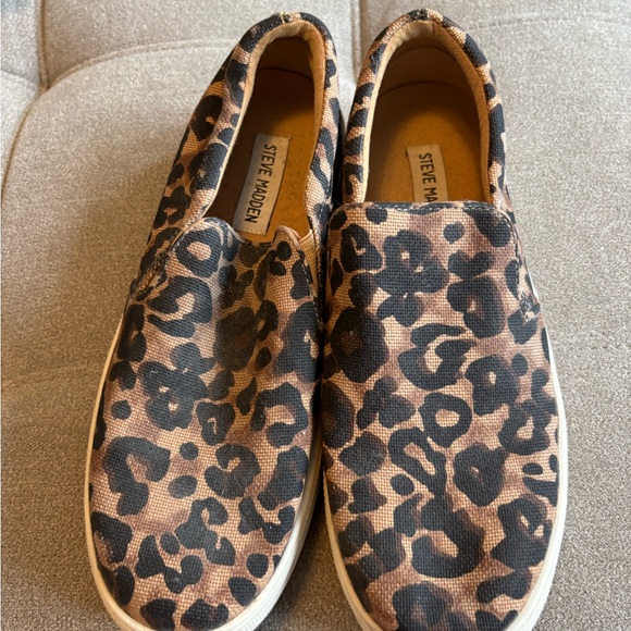 Steve Madden Leopard Print Women's Sneakers - Picture 2 of 5